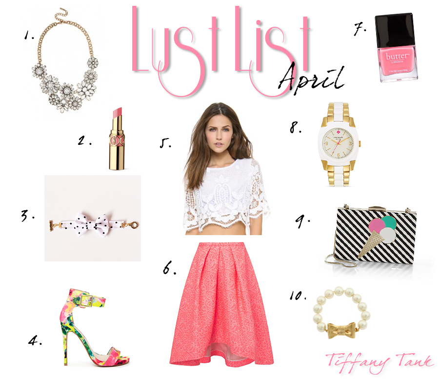 Tiffany Tank | Lust List: April 2014